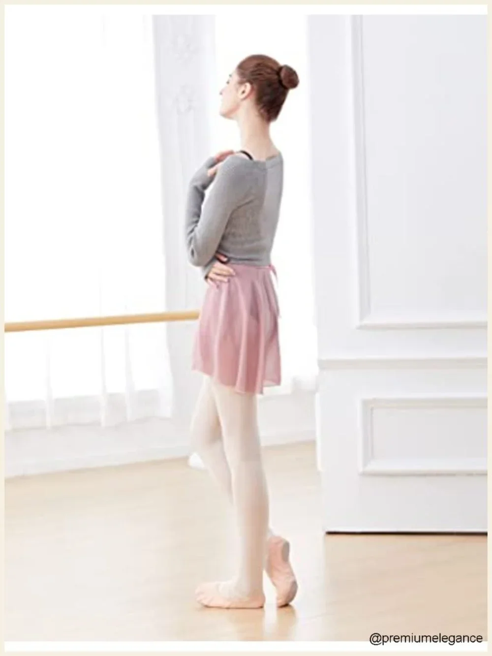 Long Sleeve Boat Neck Dance Sweater Pullover with Thumb Hole